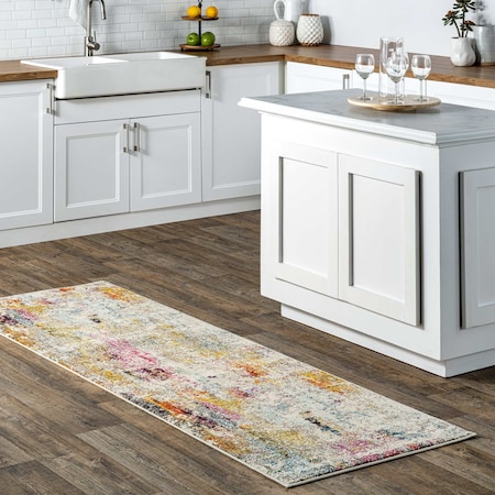 Nuloom Czanne Colorful Abstract Area Rug 2ft 6in x 6ft KKCB55A-2606